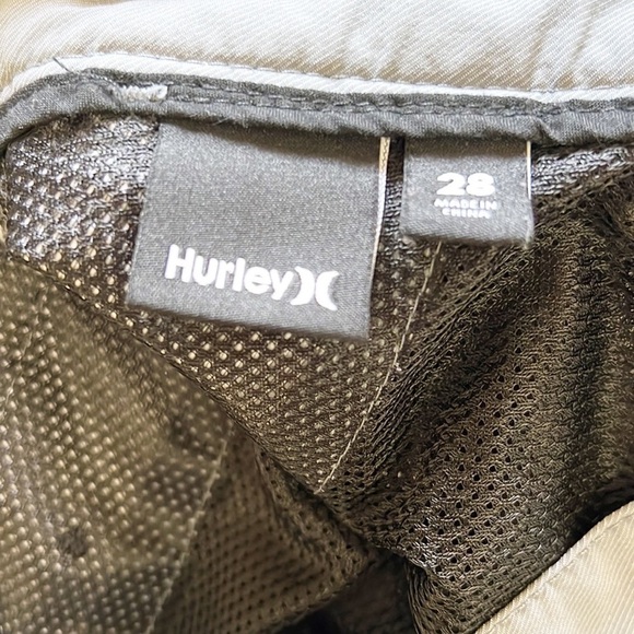 Hurley Boys Colorblock Gray And Navy Blue Board Shorts - Picture 11 of 14